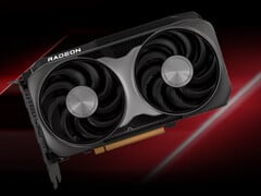 Uma representação artística da Radeon RX 9060. (Fonte da imagem: AMD - editado)