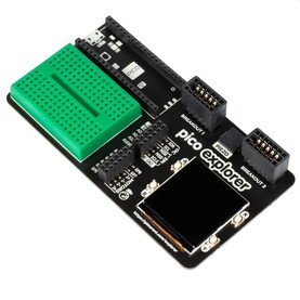 A Base Exploradora de Pimoroni Pico. (Fonte da imagem: Pimoroni)