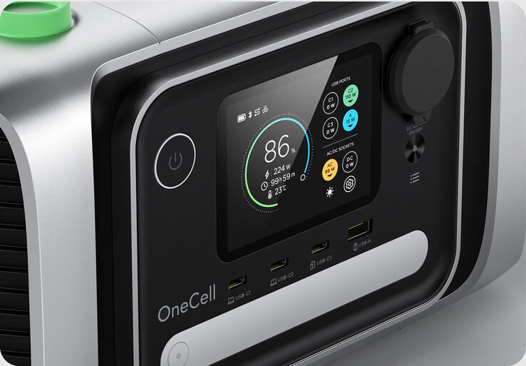 A estação de energia da Lenovo tem uma tela e pode ser conectada a um aplicativo (Fonte da imagem: Talix, Lenovo)