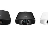 Os novos projetores em todas as suas SKUs coloridas. (Fonte: Sony)