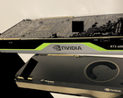 Um primeiro olhar sobre a placa Quadro RTX da NVIDIA, baseada em Ampere-Based Quadro RTX. (Fonte da imagem: A Lei de Moore está morta)