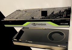 Um primeiro olhar sobre a placa Quadro RTX da NVIDIA, baseada em Ampere-Based Quadro RTX. (Fonte da imagem: A Lei de Moore está morta)