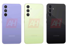 O Galaxy A54 5G deve ser lançado na Europa com quatro colorways e duas configurações de memória. (Fonte da imagem: Android Headlines)