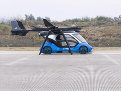 Uma imagem da nova aeronave eVTOL da CASC
