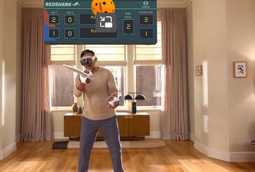 Apple o visionOS 26 é compatível com o controlador PS VR2 para rastreamento de movimento de 6 DoF durante os jogos. (Fonte da imagem: Apple)