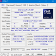 Especificações da CPU