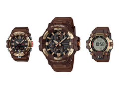 O Casio Mudmaster GG-B100XMH-5A, o Mudman GW-9500MH-5 e o GravityMaster GR-B300H-5A.