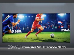 A LG Display planeja lançar uma variante ultrawide 5K de 39 polegadas de seu painel Tandem WOLED. (Fonte da imagem: LG Display)