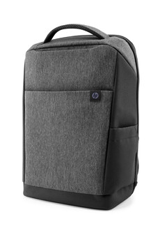 A HP Renew Travel Backpack é feita a partir do equivalente a dez garrafas plásticas de 16,9 oz recicladas. Todas as imagens via HP