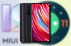 O modelo Global do Redmi Note 8 Pro receberá em breve a atualização MIUI 12.5 e Android 11. (Fonte da imagem: Xiaomi/Google - editado)