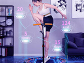 O trampolim inteligente TECHPLUS TP600SG vem com um cinto que rastreia seu treino. (Fonte da imagem: TECHPLUS)
