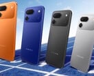 O Tecno Spark 50 Pro está disponível nas cores Laranja Dinâmico, Azul Meia-Noite, Preto Tinta, Cinza Titânio (da esquerda para a direita) e Branco Nuvem (não ilustrado).