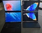 Será que o Zenbook DUO e o Yoga Book 9i podem dar início a uma onda de dispositivos de tela dupla? (Imagem: Notebookcheck)