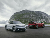 Com seu formato semelhante ao coupé, os novos SUVs elétricos VW ID.5 e ID.5 GTX da Volkswagen parecem bastante esportivos (Imagem: Volkswagen)