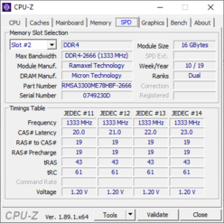 CPU-Z: SPD