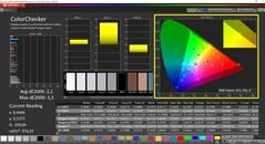 CalMAN ColorChecker (Perfil: Vívido)
