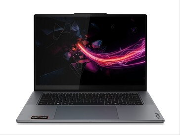 Vista frontal do Lenovo Yoga Pro 7a.