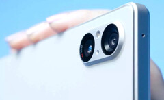 O Xperia 5 V e suas duas câmeras traseiras. (Fonte da imagem: Sony)