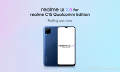 Realme anuncia uma atualização para o C15. (Fonte: Realme)