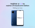 Realme anuncia uma atualização para o C15. (Fonte: Realme)