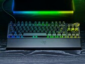 Teclado para jogos Razer Huntsman V3 Pro TKL 8KHz mostrado na área de trabalho (Fonte da imagem: Razer)