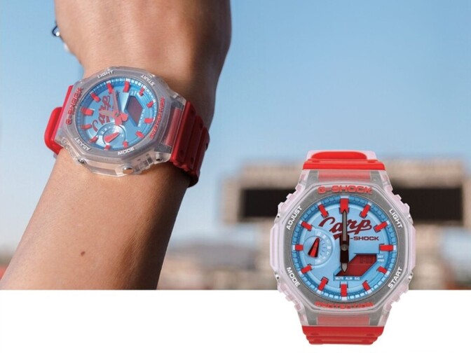 Edição limitada do relógio Casio skeleton da colaboração aparece