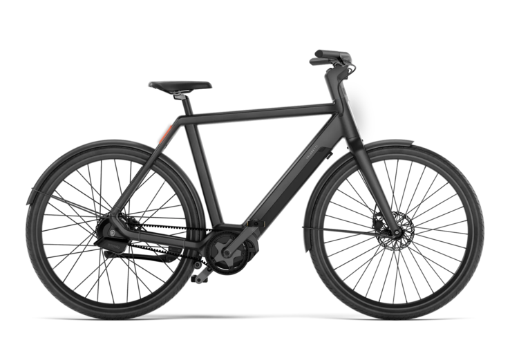 A bicicleta elétrica Veloretti Electric Ace Two em preto fosco. (Fonte da imagem: Veloretti)