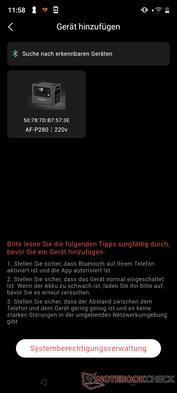 Configuração da conexão