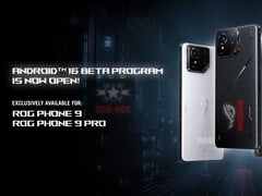 O programa beta do Android 16 para a série ROG Phone 9 não inclui o ROG Phone 9 FE. (Fonte da imagem: Asus ROG)