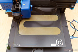 Imprimir cama com a primeira camada do teste prático Velocidade de impressão