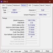 Memória CPU-Z