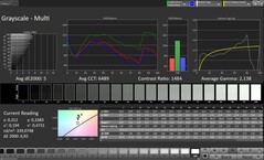 CalMAN Grayscale (Escala de cinza)