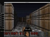 Um protótipo do DOOM rodando em um NEO Geo AES