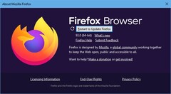 Firefox 93 para Firefox 94 notificação de atualização (Fonte: Própria)