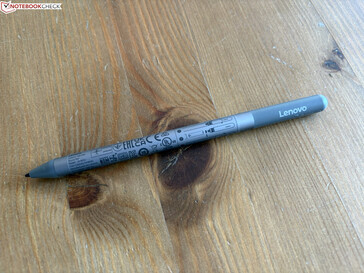 A caneta stylus incluída