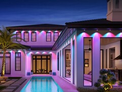 As Permanent Outdoor Lights Prism (foto) da Govee já estão disponíveis nos EUA. (Fonte da imagem: Govee)