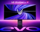 O LG 45GX950B-B possui uma tela OLED MLA 5K2K de 45 polegadas.