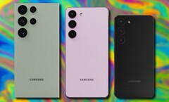 A série Samsung Galaxy S23 está surgindo aparentemente em uma ampla escolha de cores. (Fonte de imagem: TechnizoConcept &amp;amp; Unsplash - editado)