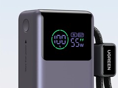Nexode Power Bank da Ugreen em cinza escuro