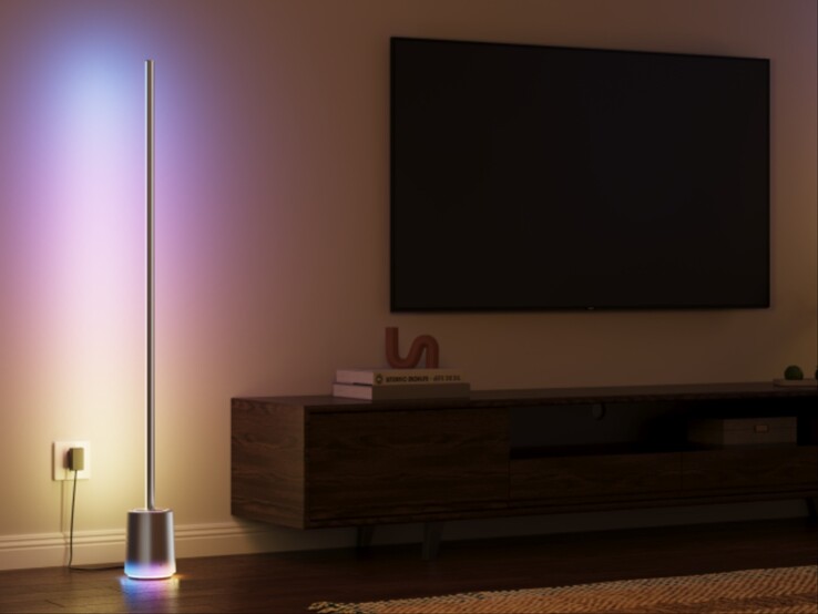 Representação artística da Govee Floor Lamp 3. (Fonte da imagem: Govee)