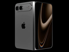 Um conceito do iPhone Fold com base nas expectativas atuais.