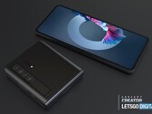 Um novo renderizador "Huawei Mate V". (Fonte: LetsGoDigital)