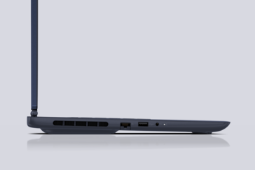 Esquerda: RJ-45, USB-A 3.2 Gen. 1, fone de ouvido de 3,5 mm (Fonte da imagem: Dell)