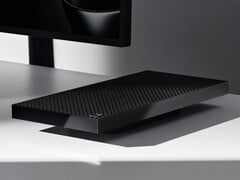 O Surface RTX Spark Dev Box contém 1.000 saídas de ar como representação de seu desempenho de computação de 1.000 teraflops.