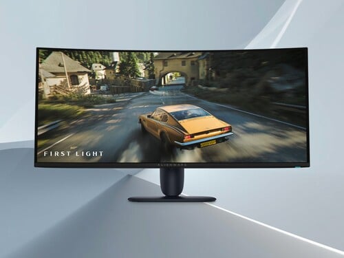 Jogos exibidos no monitor Alienware AW3426DW de 34 polegadas com tela QD-OLED