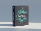 O CuerdOS 2.1, baseado no Debian, vem com várias alterações; aqui é mostrada uma caixa de software gerada por IA