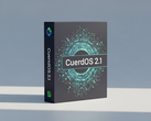 O CuerdOS 2.1, baseado no Debian, vem com várias alterações; aqui é mostrada uma caixa de software gerada por IA