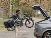 A bicicleta elétrica de carga HSD de 2ª geração apresenta um design compacto