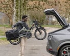 A bicicleta elétrica de carga HSD de 2ª geração apresenta um design compacto