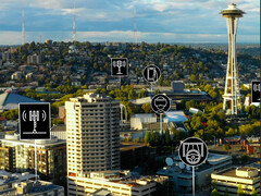 Visão da rede móvel 6G da Nvidia.